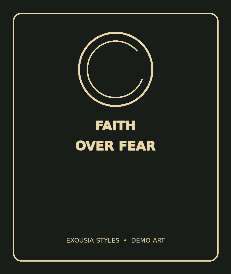 Faith Over Fear watermarked preview